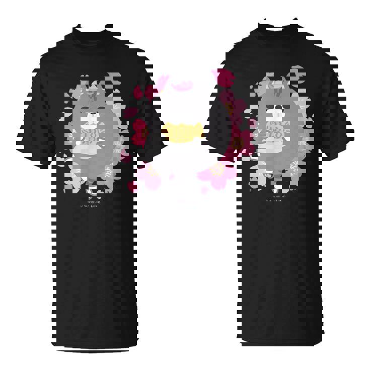 ボンレス犬とボンレス猫 桜 ボンレス猫 Tシャツ