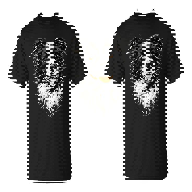 ボーダーコリー モチーフ 犬好き 子犬 かわいい ボーダーコリー Tシャツ