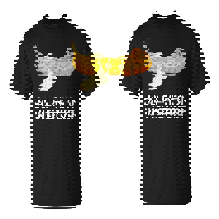 ボールパイソン ささやき蛇 爬虫類 爬虫類 バナナ Tシャツ