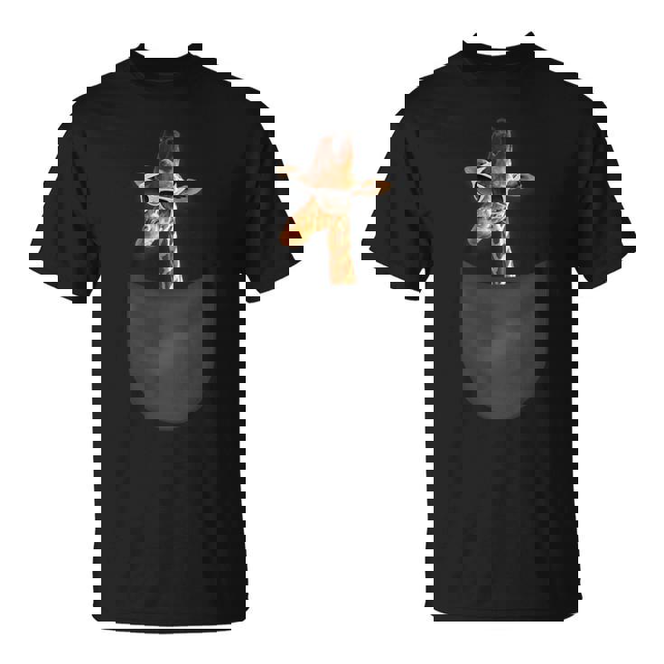 ポケット キリン Tシャツ