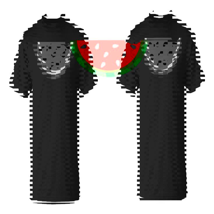 ポケットの中のスイカ かわいいポケットスイカ Tシャツ