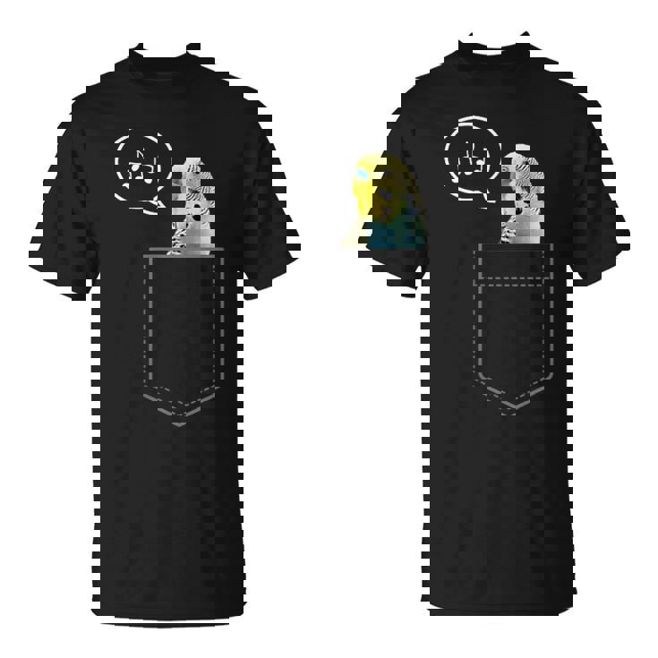 ポケットインコのセキセイインコ 面白くてかわいいセキセイインコ 鳥の飼い主 Tシャツ