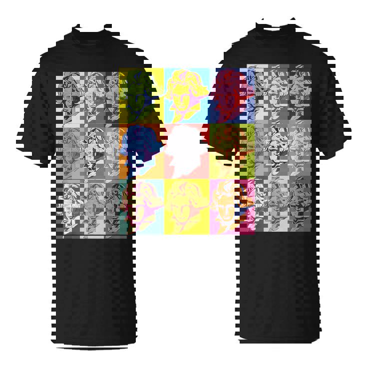 ポップアートクラシック音楽 音楽家 ベートーヴェン ヴァイオリン ピアノ チェロ 練習 音楽好き おもしろ デザイン Tシャツ