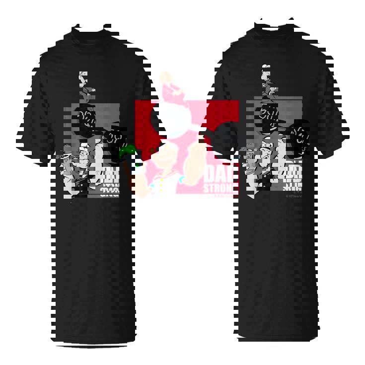 ポパイ「お父さんストロング」父の日 お父さんへのギフト Tシャツ