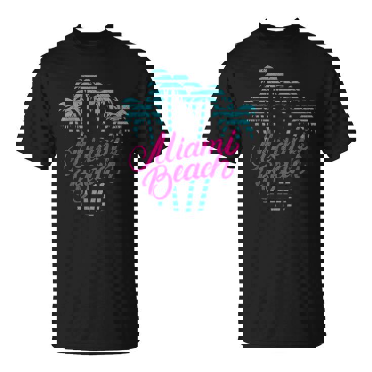 マイアミビーチのバケーションのお土産 80´Sマイアミビーチ Tシャツ