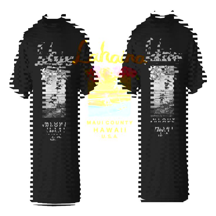 マウイ ラハイナ ハワイ ヴィンテージ ハワイアン Tシャツ
