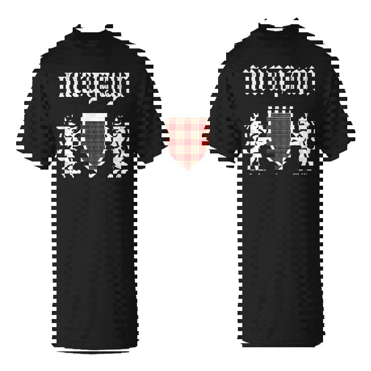 マクレガー一族タータン、スコットランド格子縞、マクレガーファミリー Tシャツ