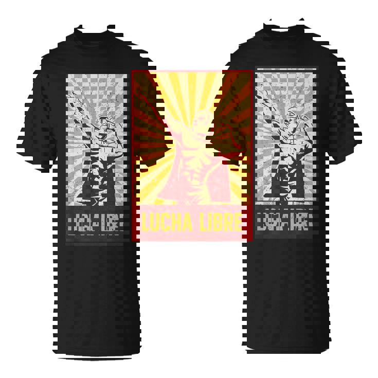 マスク付きレスラー – ルチャリブレ メキシカンレスリング Tシャツ