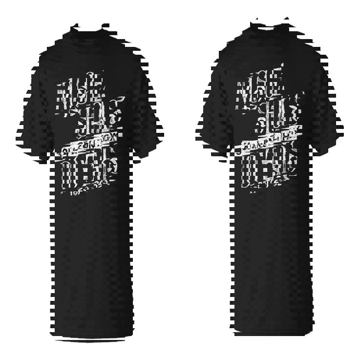 マッスルショールズ Al 100周年記念 ヴィンテージソウルファン向け Tシャツ