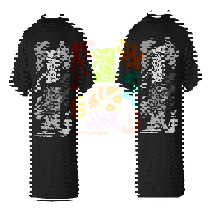 マティス風絵画 ボタニカル 花柄 抽象模様 Tシャツ