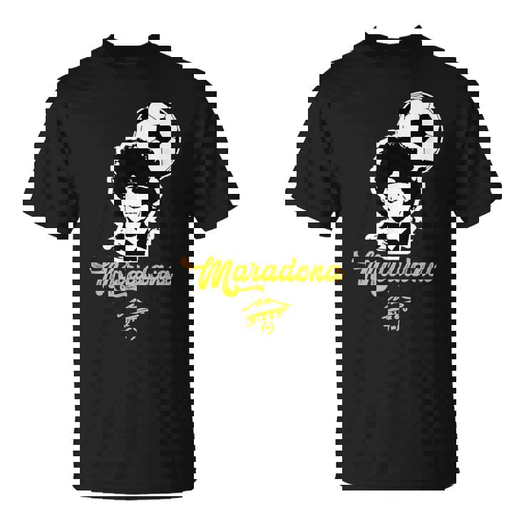 マラドーナフェイススマイル Tシャツ