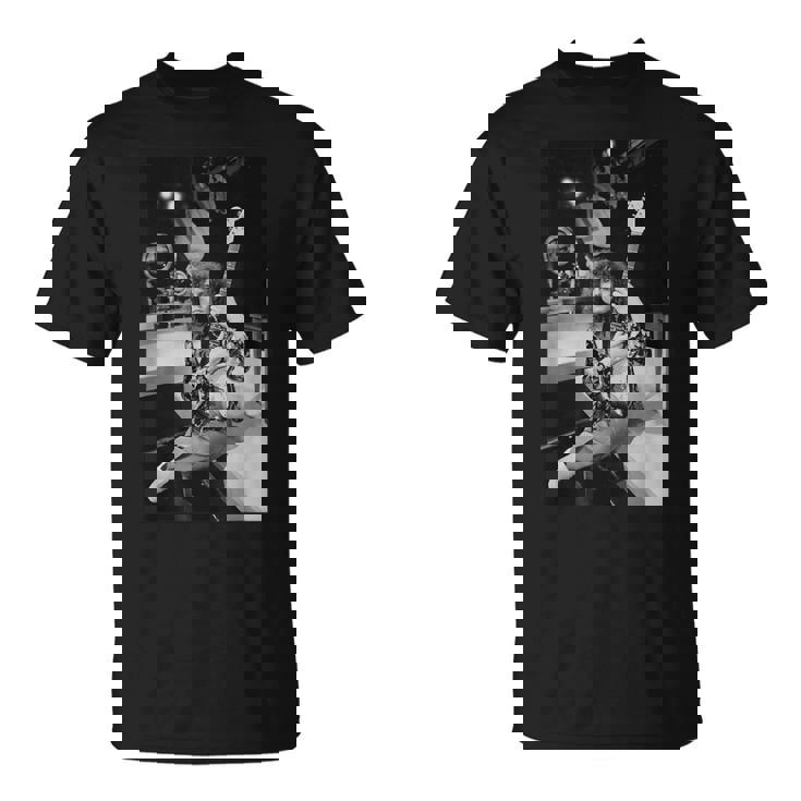 マーク・ボラン・T・レックス・オン・セット・ロック・オン・ウィズ45のテレビ番組1975 Tシャツ