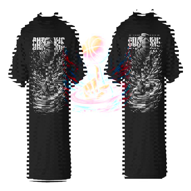 マーチ カレッジ バスケットボール トーナメント レトロ メンズ コート キングス Tシャツ