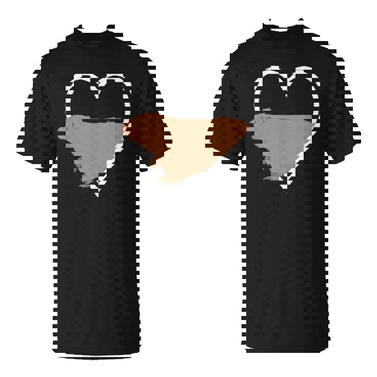 マーモット ハート マーモット アニマル ズークピーパー Tシャツ