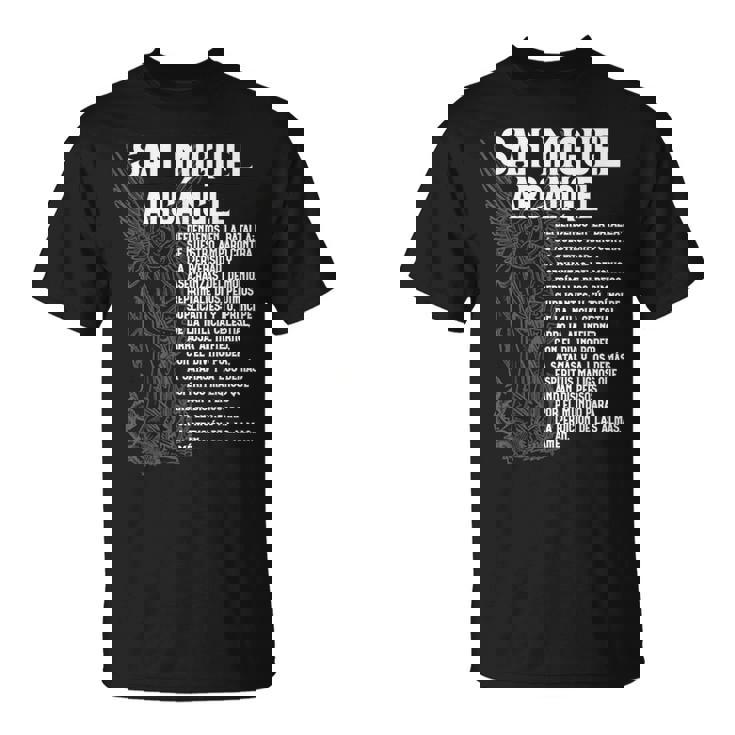 ミゲル アルケランジェル オラリオン サン・セント・マイケル スペイン語 エスパノール Tシャツ