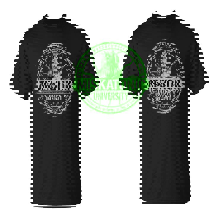 ミスカトニック大学ロゴ ホラー文学 Tシャツ