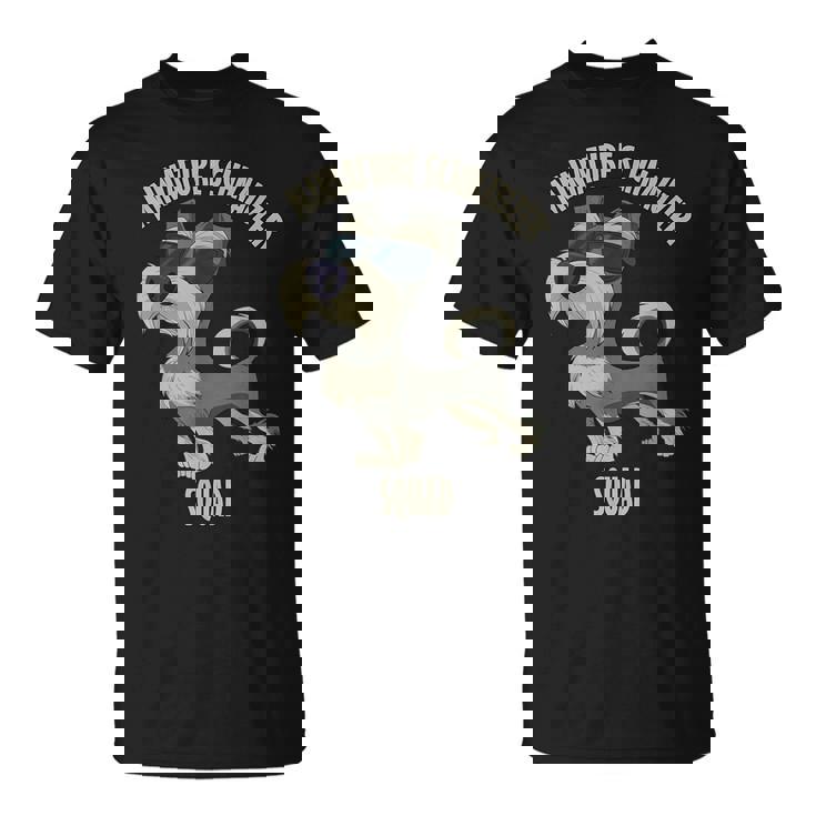 ミニチュアシュナウザー隊 I Dog Lover I ミニチュアシュナウザー Tシャツ