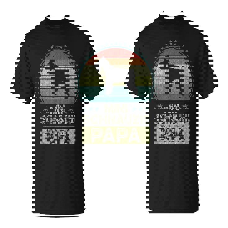 ミニチュア・シュナウザー、ミニチュア・シュナウジー・パパ Tシャツ