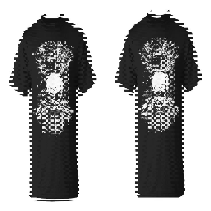 ミリタリー スカル シャツ メンズ Tシャツ