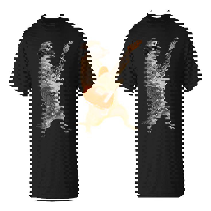 ミーアキャットギター Tシャツ