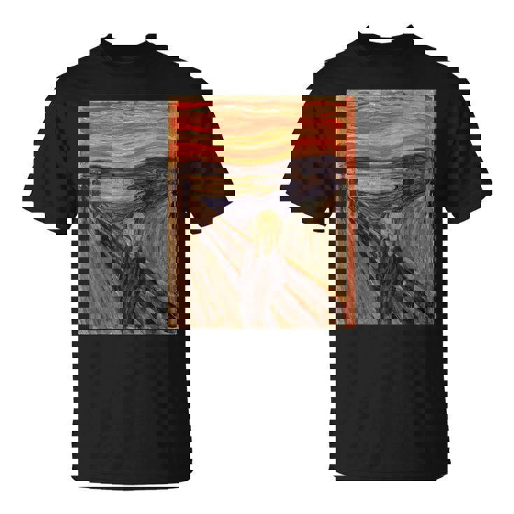 ムンクの叫び【世界の名画】エドヴァルド・ムンク Edvard Munch 美術館アート Tシャツ