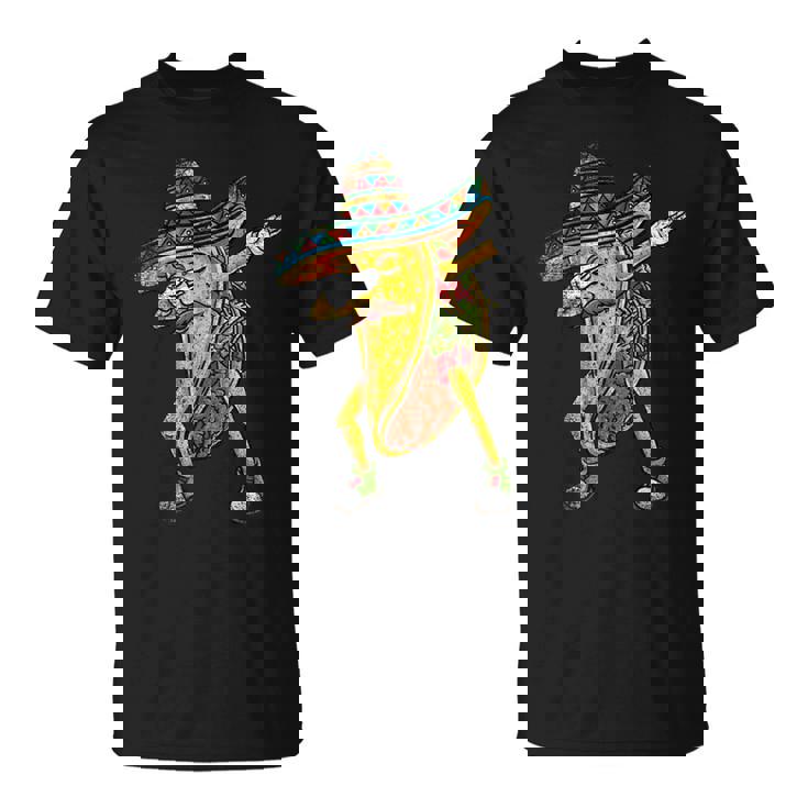 メキシコのタコスをダビングする Cinco De Mayoビンテージ Tシャツ