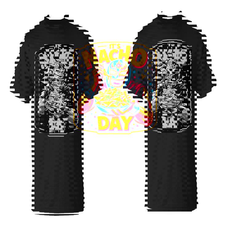 メキシコレスリング レスラー ルチャ・リブレ・ナチョ メキシコファイター Tシャツ