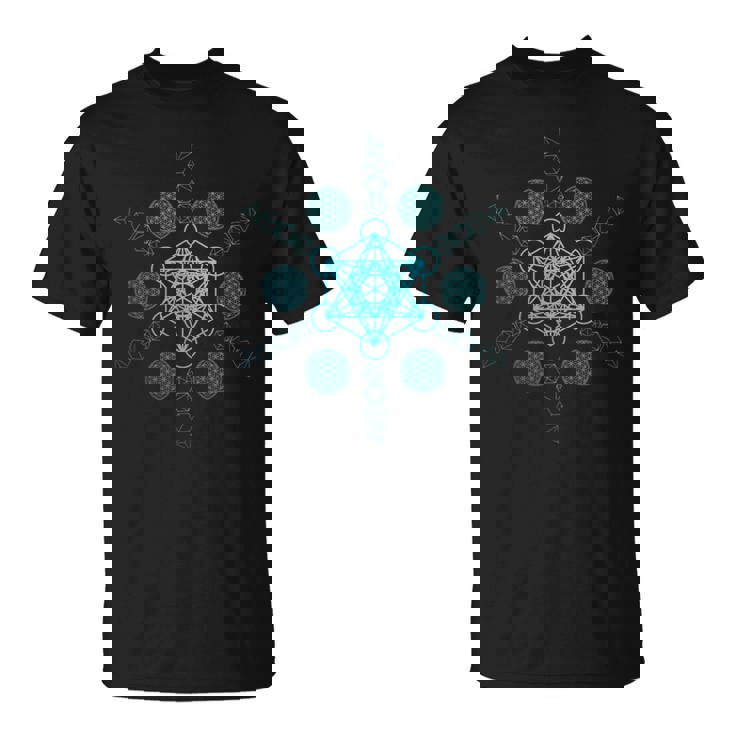 メタトロン キューブ プラトニック ソリッド Tシャツ