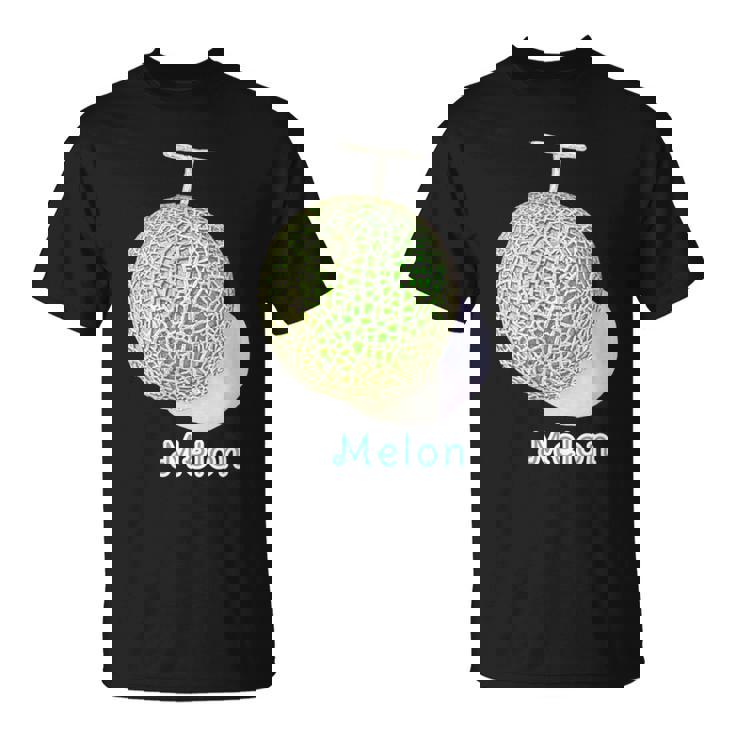 メロン Melon 『フルーツ ポップ』果物 リアル シンプル かわいい イラスト Tシャツ