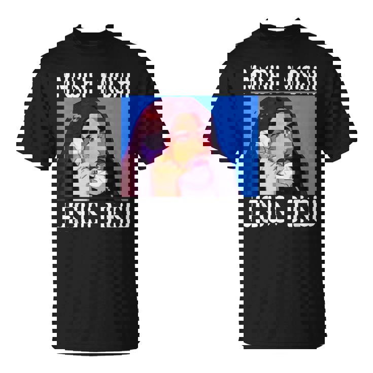 モシ・モシ・ジーザス・デス面白い Tシャツ