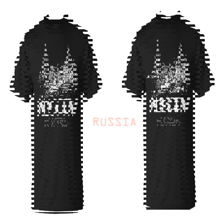 モスクワ ロシア Tシャツ