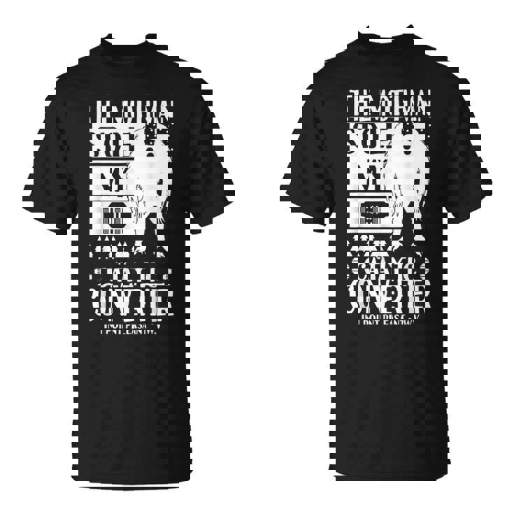 モスマンが私の触媒コンバーターを盗んだ Moth Man Cryptid Tシャツ