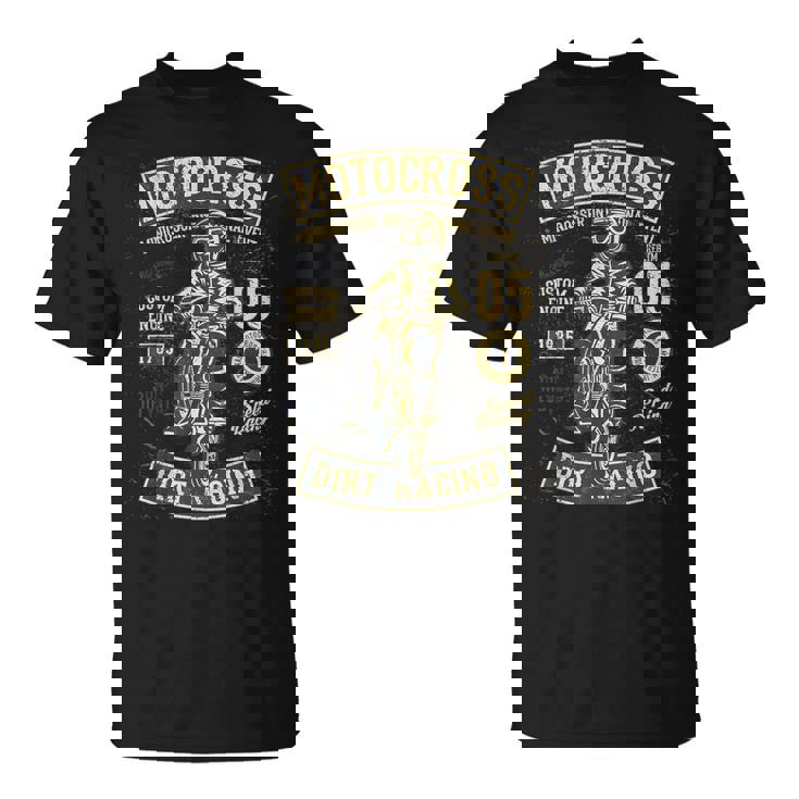 モトクロス ダートレーシング オートバイ ダートバイク Tシャツ