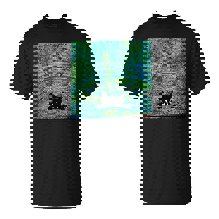 モネの睡蓮の池 Tシャツ