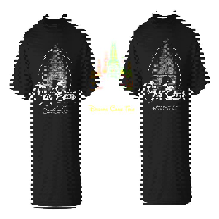 モルトビール、 Malt Beer Dreams Come True 面白いビールパロディー Tシャツ