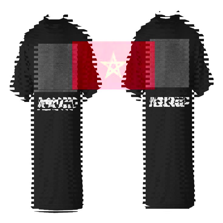 モロッコ国旗tシャツ Tシャツ