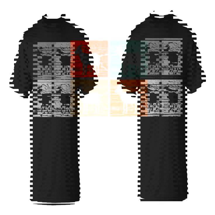 ヤギ レトロスタイル ヤギ好き ヤギ Tシャツ