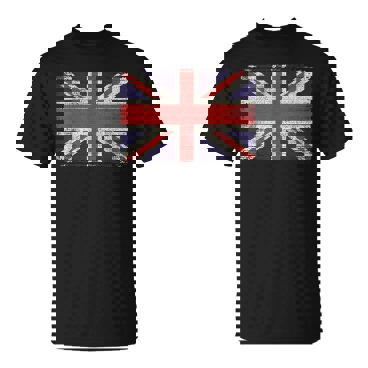ユニオンジャック ヴィンテージ 英国国旗 ブリティッシュレトロフラッグ Tシャツ