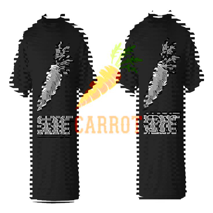 ユニークで楽しいニンジンデザインのグラフィック。 Tシャツ