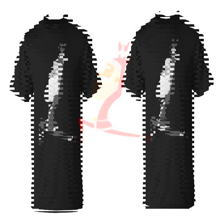 ヨガ サンタ クリスマス ワークアウト Tシャツ