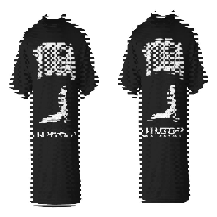 ヨガ 大学 大学 面白い Tシャツ