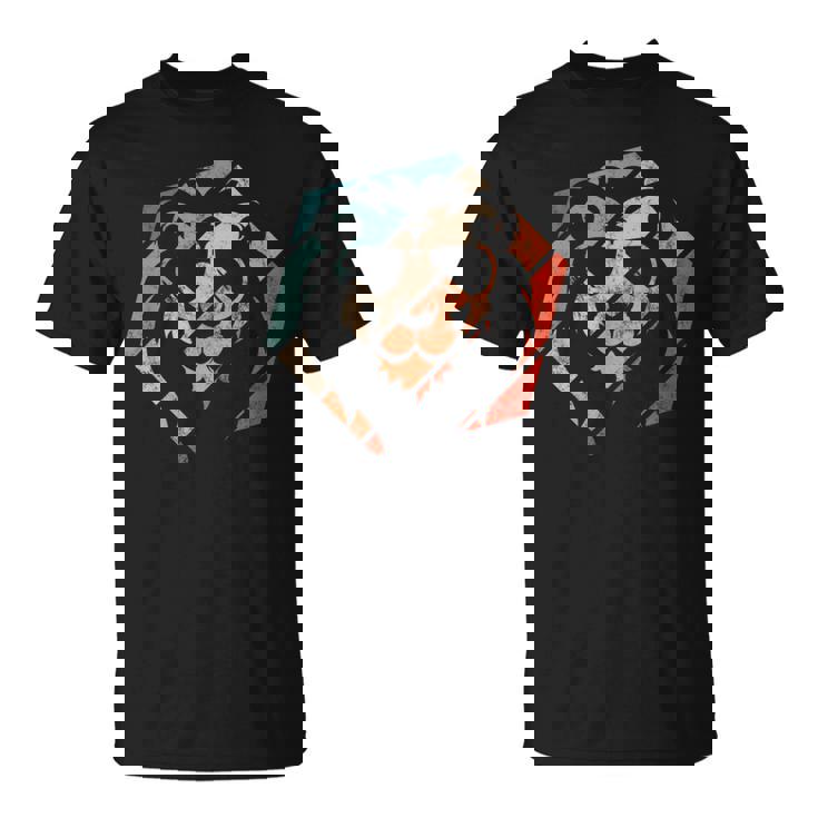 ライオン レトロスタイル ビンテージ Tシャツ