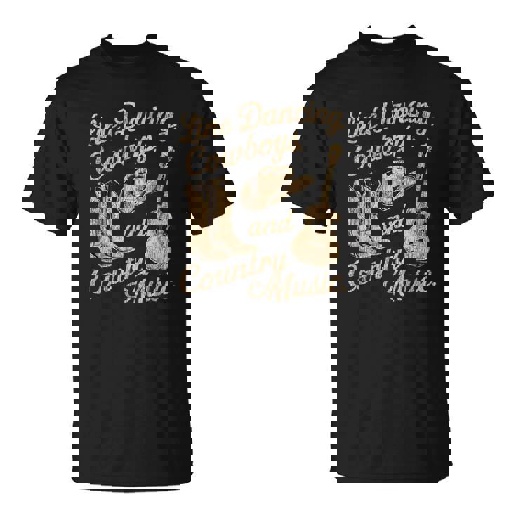 ラインダンス、カウボーイ、カントリーミュージック Tシャツ