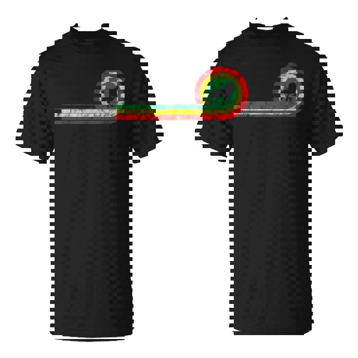 ラスタファリアンカラーのユダのライオン。ラスタとレゲエのファンに。 Tシャツ