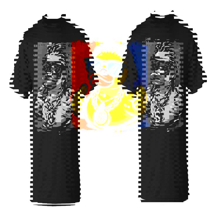ラッパー ラバーダック ヒップホップ アヒル Tシャツ
