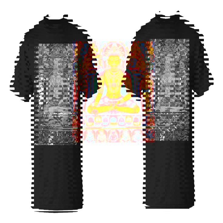 ラトナサンバヴァ チベット仏教 タンカ 曼荼羅 仏教 Tシャツ
