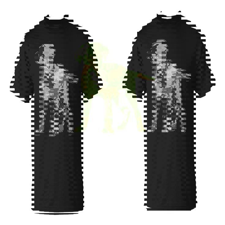 ラブラドール 迷彩 Tシャツ