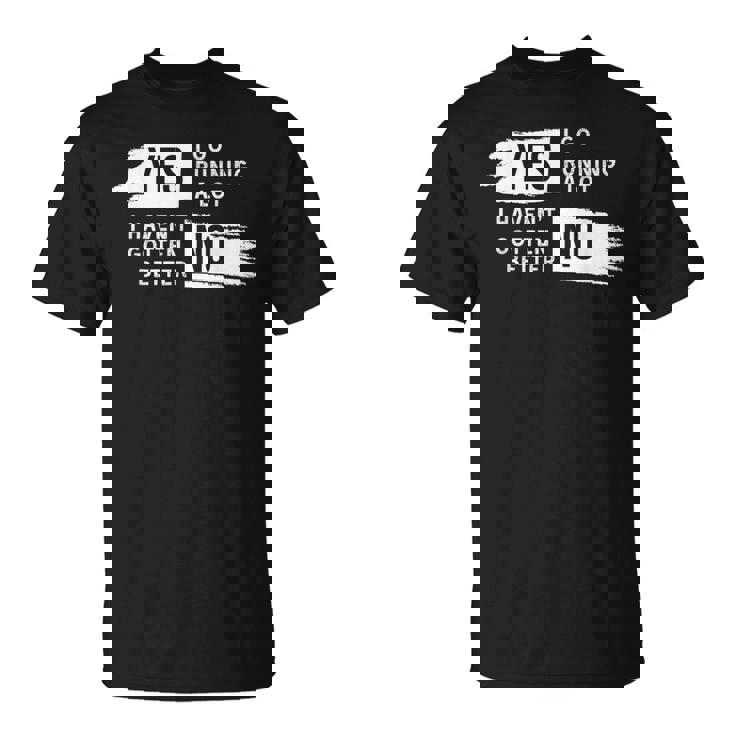 ランニング愛好家 ユーモア スローガン ランナー用 Tシャツ