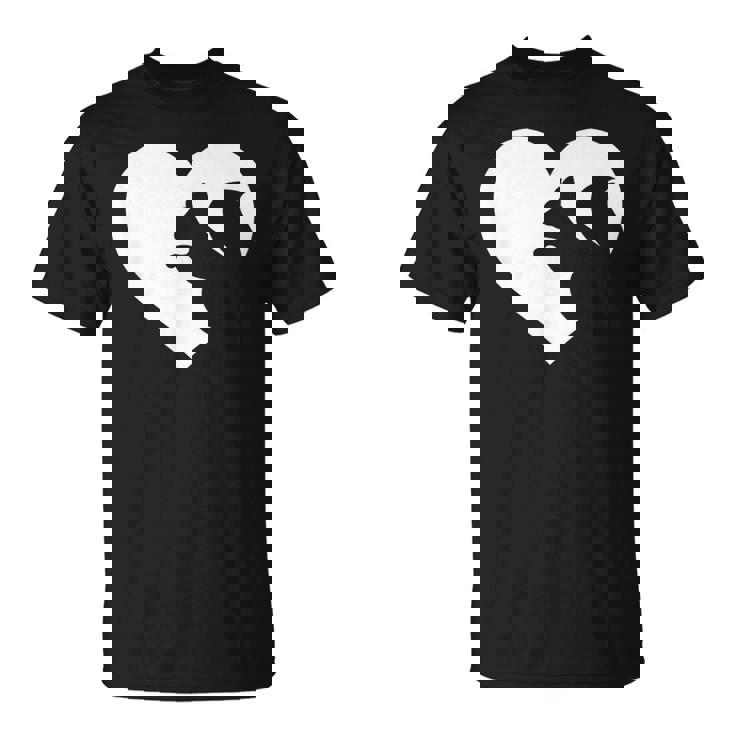 リス どんぐり 森 動物好き ハートツリー シマリス ナッツ Tシャツ