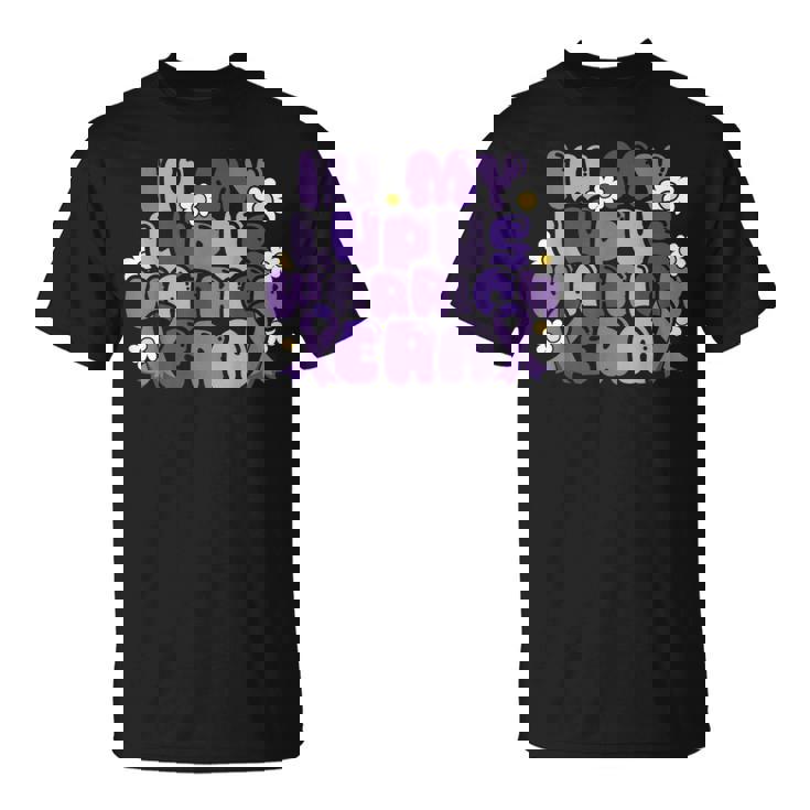 ループス・アウェアネス Lupus Warrior Era Wear Purple Ribbon Groovy Tシャツ